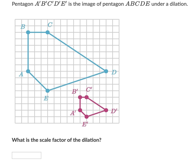 What is the scale factor of the dilation?-example-1