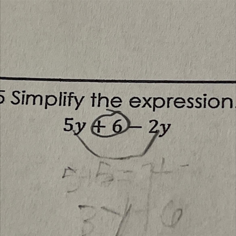 5y +6-2y pls pls pls help-example-1