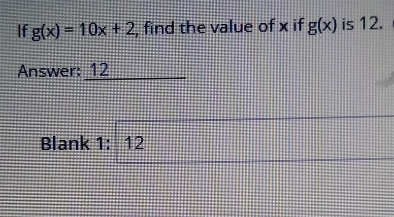 How do I find it the x value of g(x)-example-1