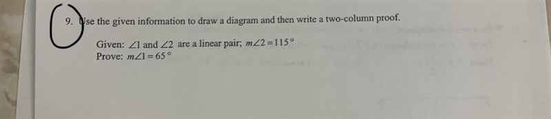 Two Column Proof with Statements and Reasoning and Diagram Drawing Help.-example-1