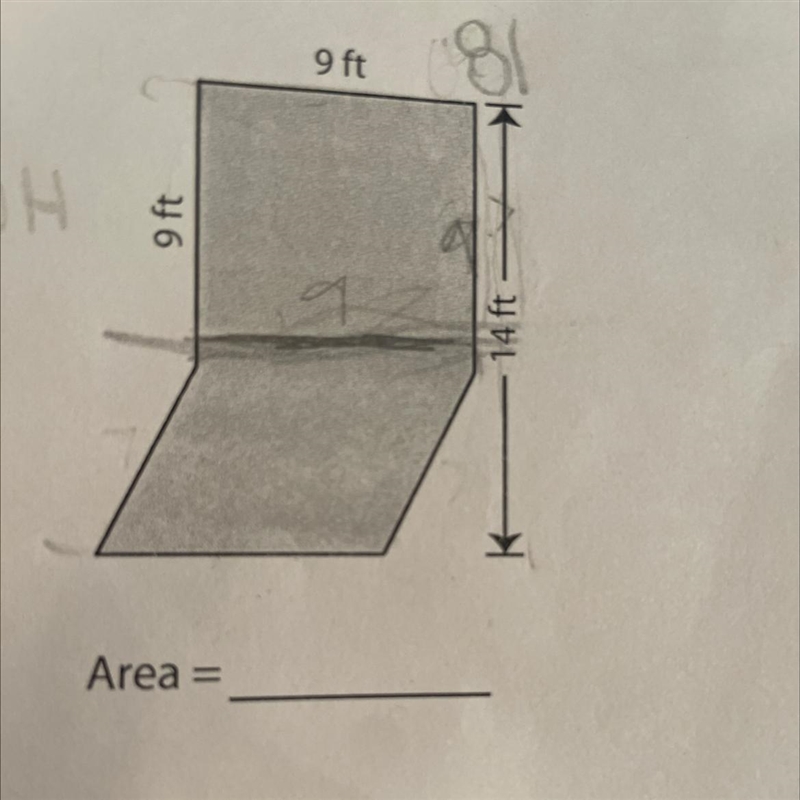 Area compound shapes-example-1