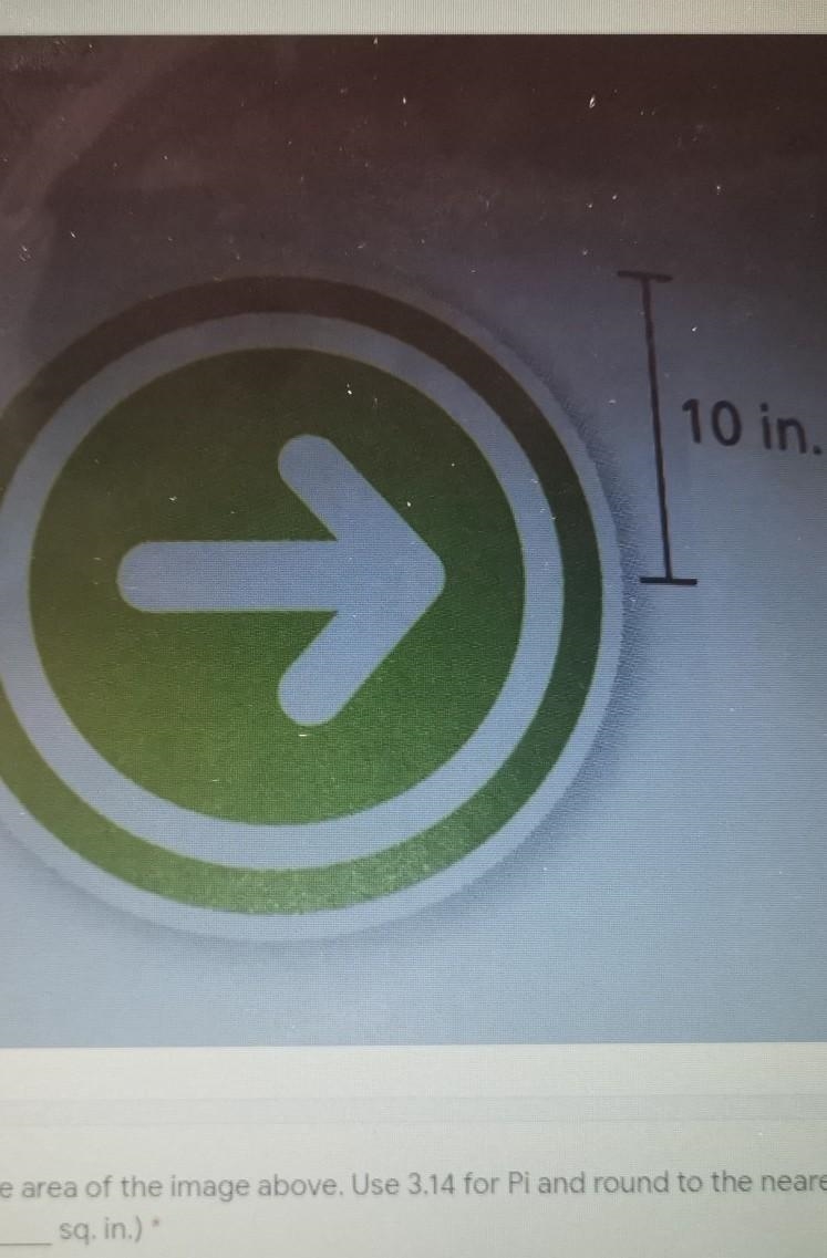 What is the area of a circle with the radius of 10, then rounding the answer to the-example-1