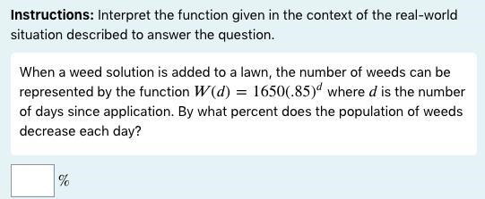 Instructions: Interpret the function given in the context of the real-world situation-example-1