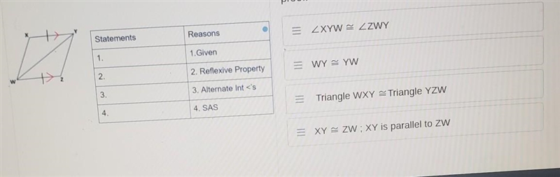 given: the given information is labeled in the diagram Prove: WXY ≈ YZWThe diagram-example-1