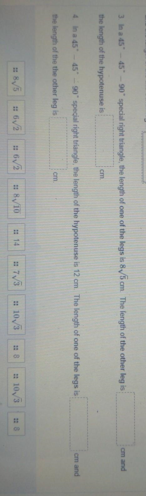 How do I know where which choices below go into the correct blanks for number 3 and-example-1