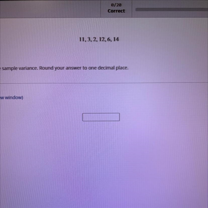 Calculate the value of the sample variance. Round your answer to one decimal place-example-1