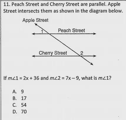 Geometry MAFS.912.G-C0.3.9 11. Peach Street and Cherry Street are parallel. Apple-example-1