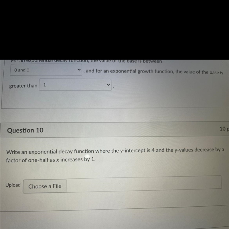 This is non graded algebra 1 I need help on question 10-example-1