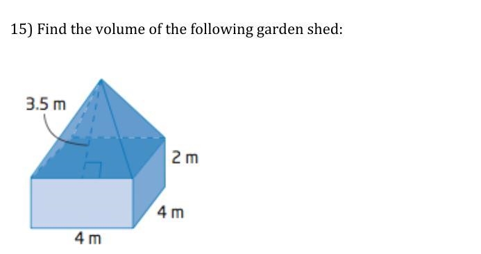 Find the volume of the garden shed-example-1