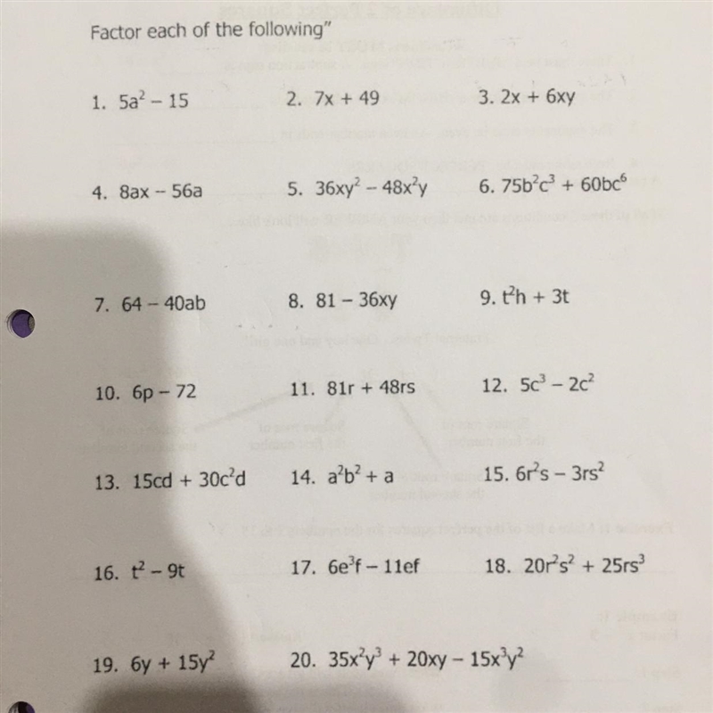 Factoring using the distributive property got really sick and missed a bunch of school-example-1