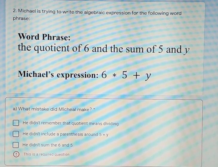 What is the mistake he did and what is the correct solution-example-1