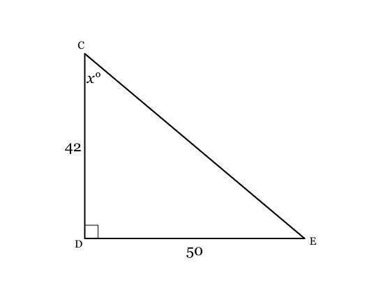 Solve for xx. Round to the nearest tenth of a degree, if necessary.-example-1