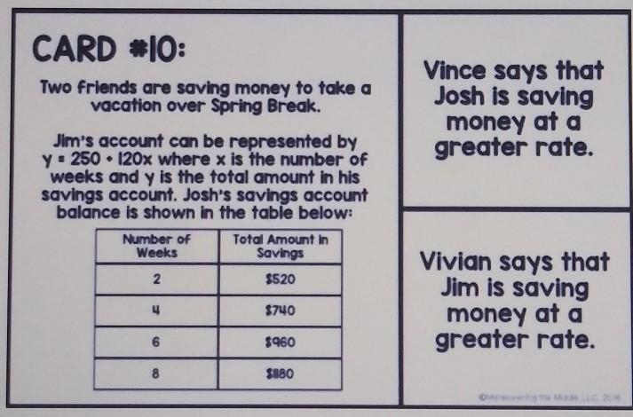 A) what is the rate that jim is saving per week?B) What is the rate josh is saving-example-1