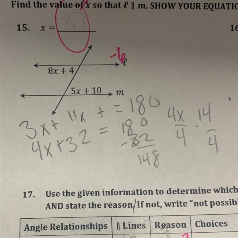 Need help with geometry problem its problem 15-example-1