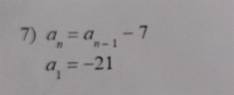 Find the first 4 terms in each sequence​-example-1