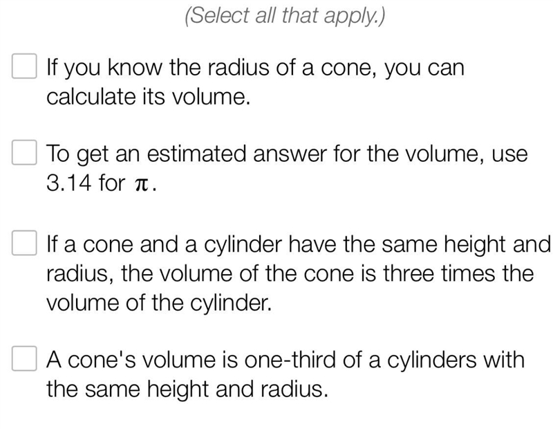 10 cm10 cm8 cm18 cmUse the formulas to determine which has morevolume? <10 ,10&gt-example-2