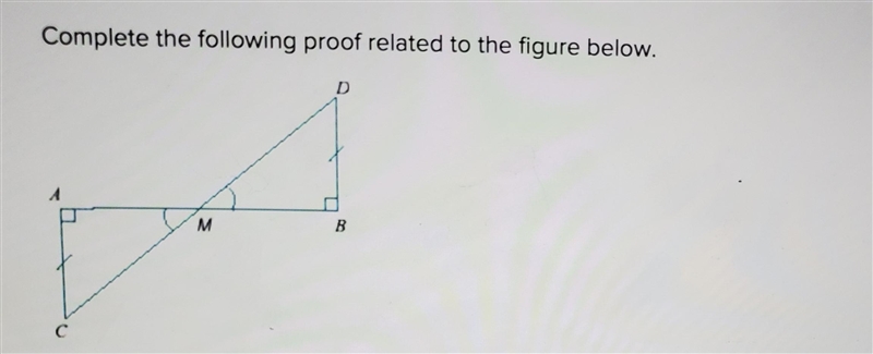 Which of the following could not be used as the reason in line 3 of the proof? ○ HL-example-2