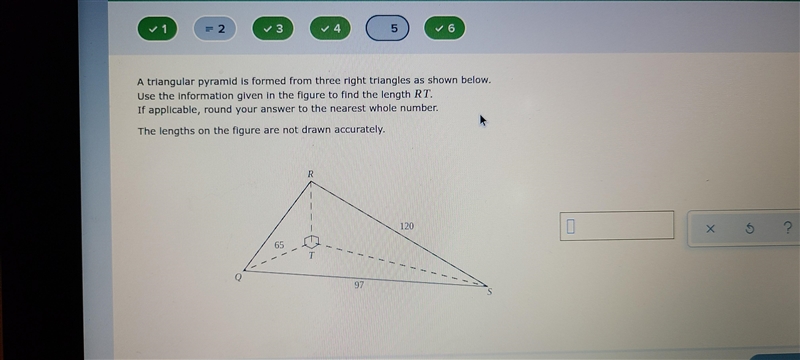 A regular Pyramid is formed from 3 right triangles as shown below use the information-example-1