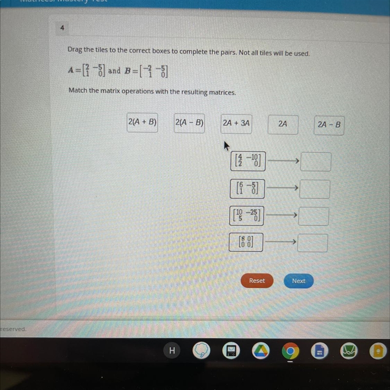 Drag the tiles to the correct boxes to complete the pairs not all tiles will be used-example-1