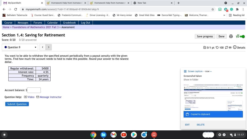 9. You want to be able to withdraw the specified amount periodically from a payout-example-1