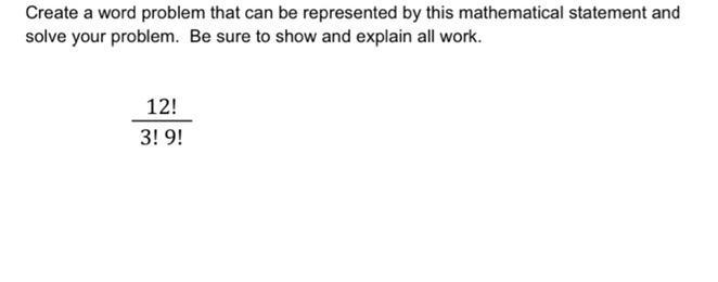 Create a word problem that can be represented by this mathematical statement andsolve-example-1