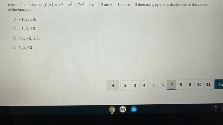 Question 7, pre calc, include the answer in bold please. I have bad WiFi so please-example-1