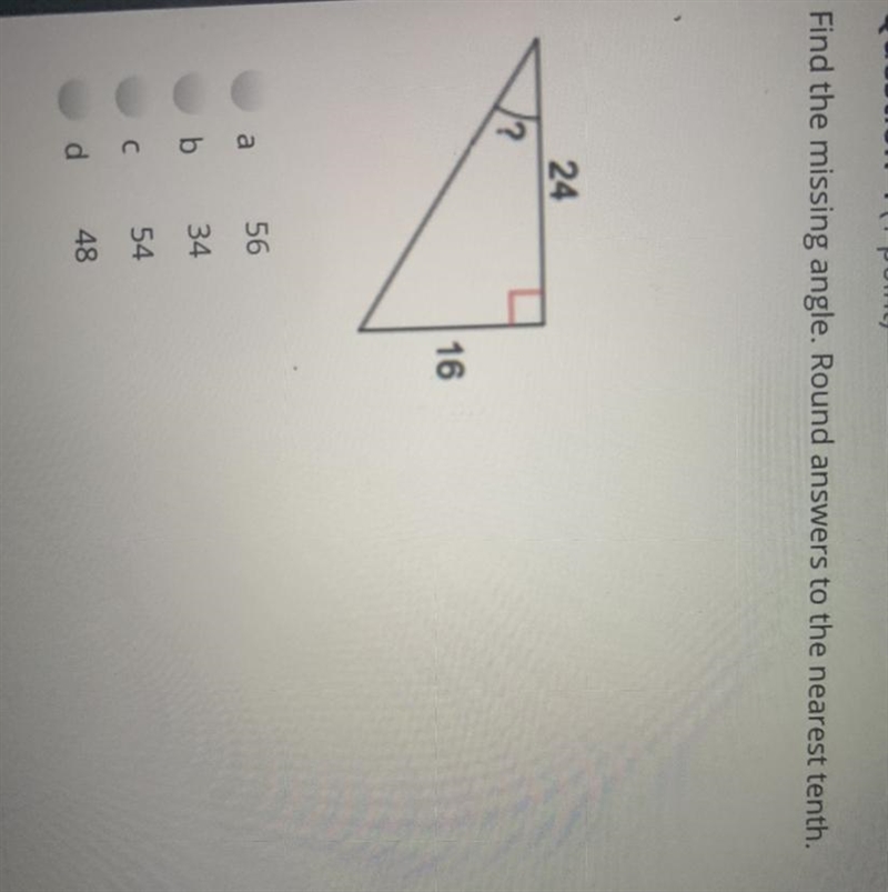 Find the missing angle. Round answers to the nearest tenth-example-1