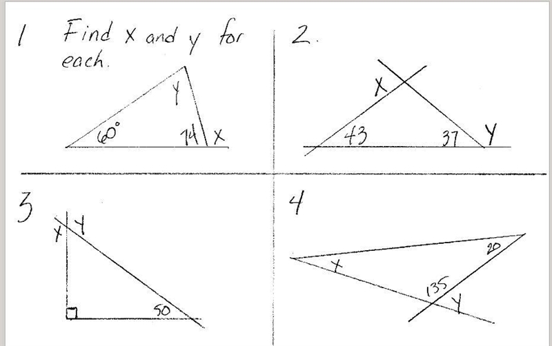 Find the x and y for each-example-1