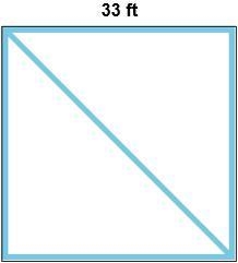 100 POINTS ANSWER ASAP George's living room is a square that is 33 ft long on each-example-1