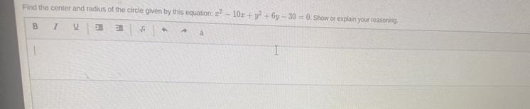 Need an explanation to this equation? Radius how do I find it?-example-1