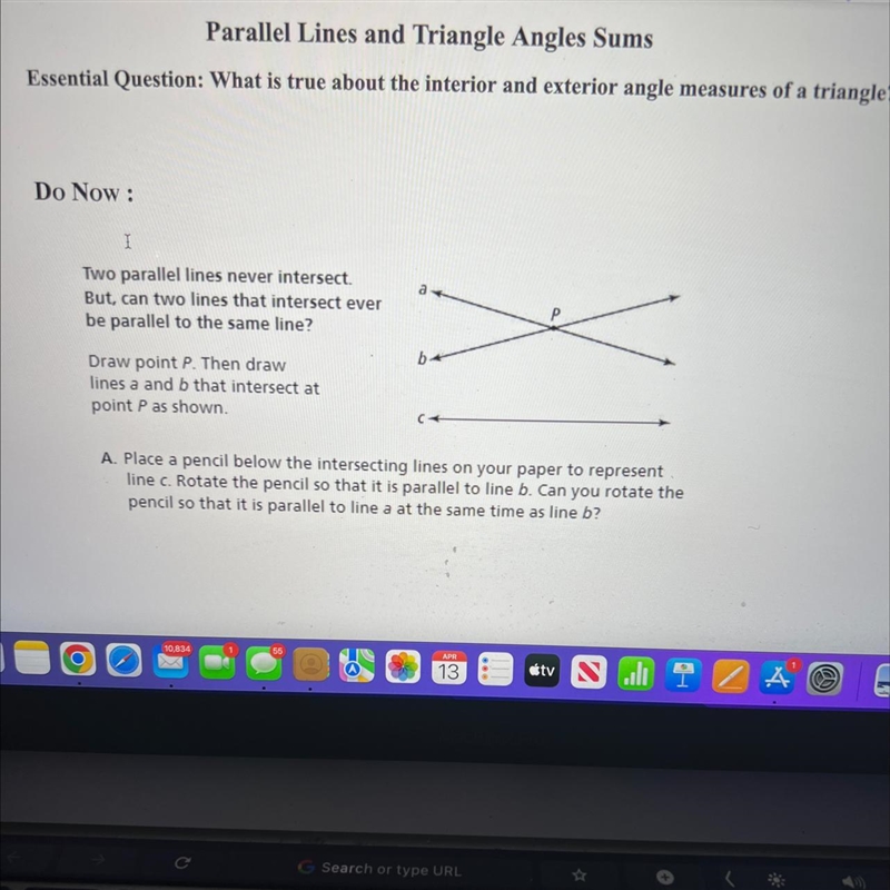 What is true about the interior and exterior angle measures of a triangle-example-1