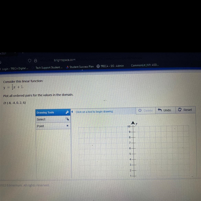 Please help me plot the ordered pair on a graph-example-1