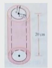 The diagram has a hollow cylindrical tube, of internal radius 4cm and external radius-example-1