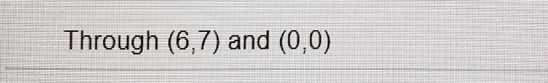 Find an equation of the line described. write the equation in slope intercept from-example-1