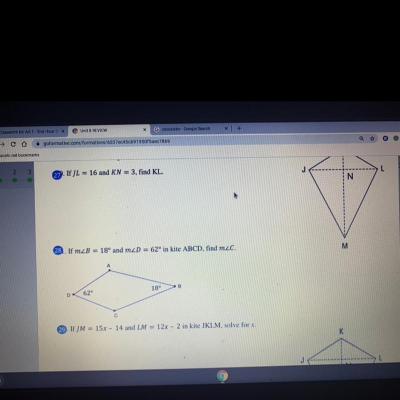 I need help knowing how to find the answer to number 28.-example-1