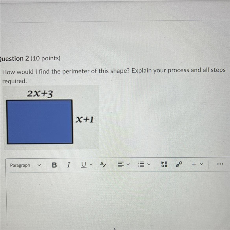 PLEASE HELP ME!!! How would I find the perimeter of this shape? Explain your process-example-1