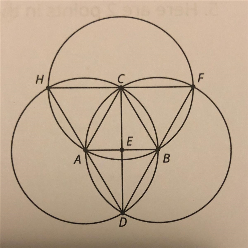 2. A, B, and C are the centers of the 3 circles. How manyequilateral triangles are-example-1