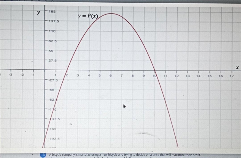 A bicycle company is manufacturing a new bicycle and trying to decide on a price that-example-1