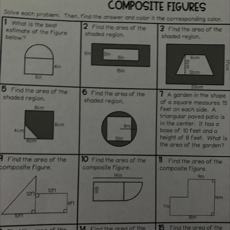 Need help with number one and we do not have to color them in we just need to solve-example-1