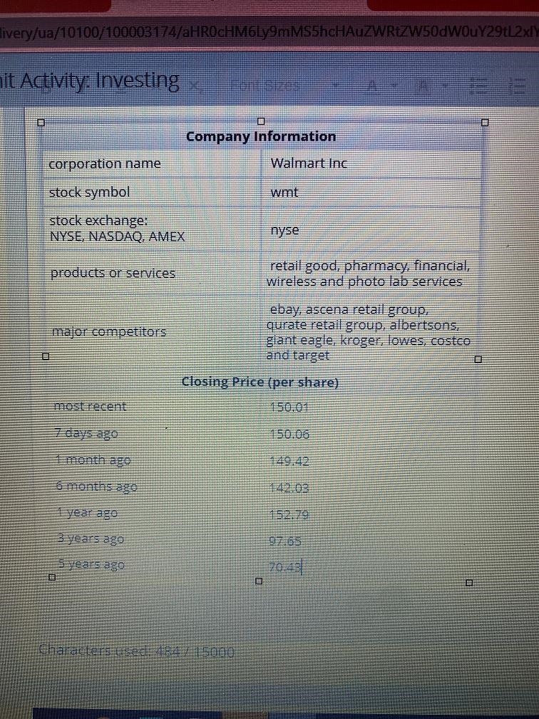 Use the times and corresponding closing prices of the stock to create coordinate pairs-example-2