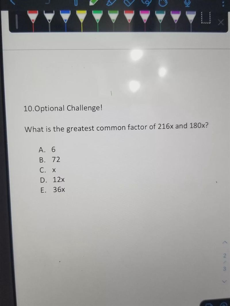 We need help solve the below multiple choice math question-example-1