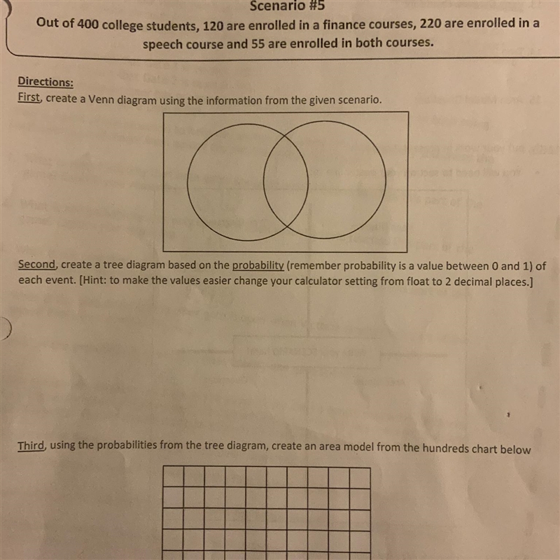 I need help creating a tree diagram for this probability scenario-example-1