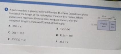 A park meadow is planted with wildflowers. The Parks Department plans to extend the-example-1