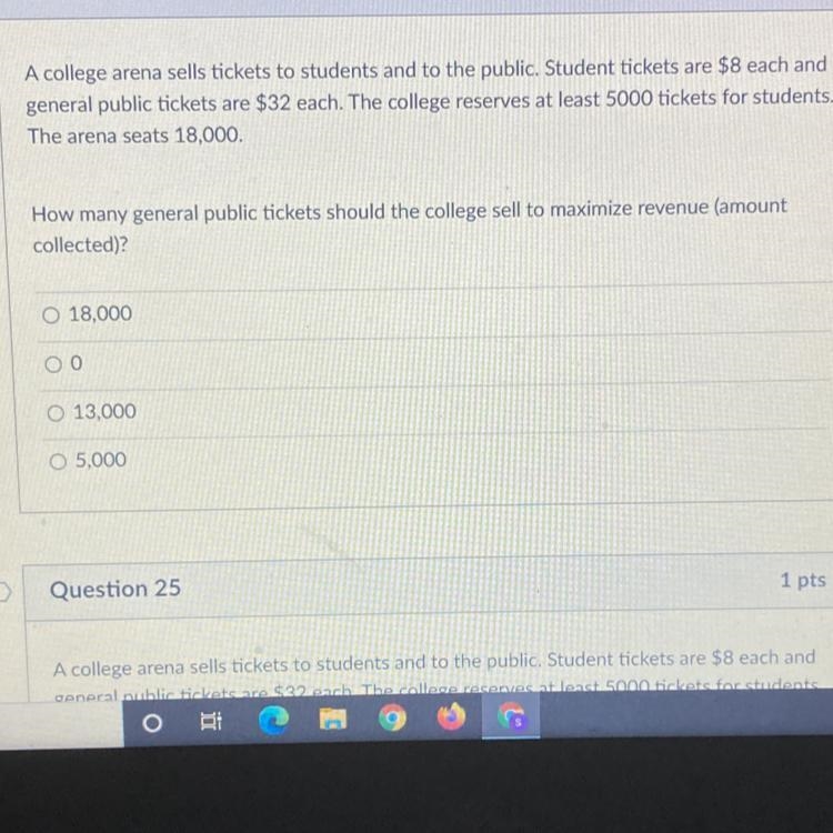 How many general tickets should the college sell to maximize revenue-example-1