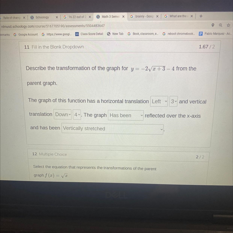 What did I do wrong? Need help with this equation-example-1