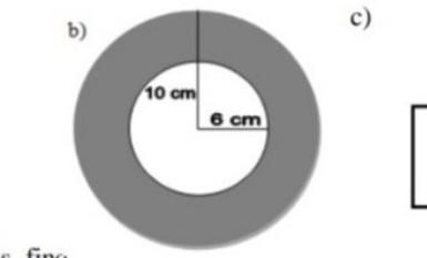 Solve this question in the picture YOU HAVE TO FIND THE AREA OF THE SHADED REIGON-example-1