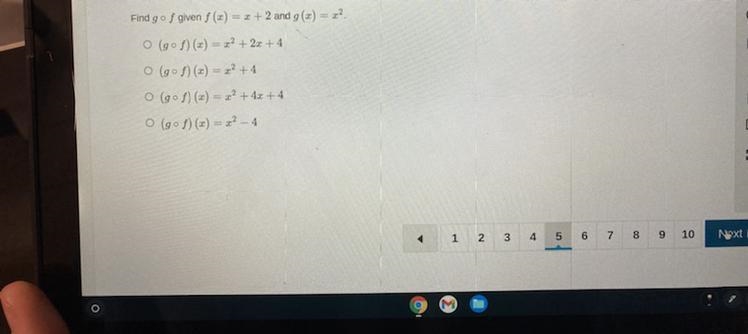 Question 5, Pre calc, Make answer bold, I have bad WiFi, finish question if I get-example-1