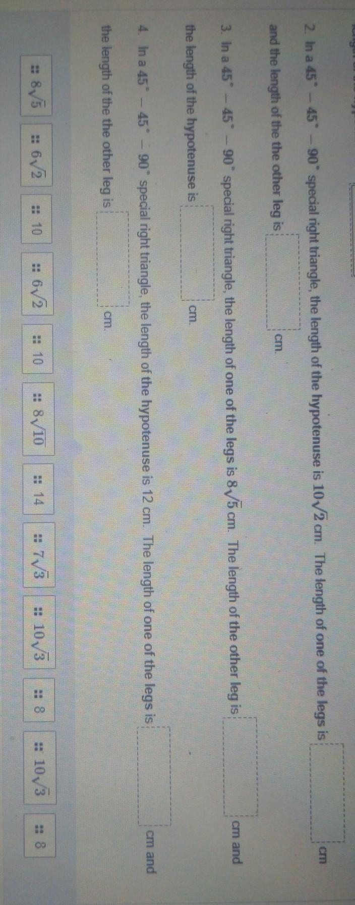 How do I know where which choices below go into the correct blanks for number 2-4?-example-1