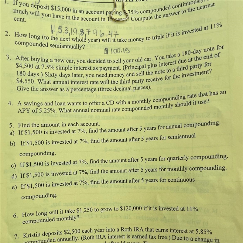 question 4 a savings and loan wants to offer a CD with a monthly compounding rate-example-1