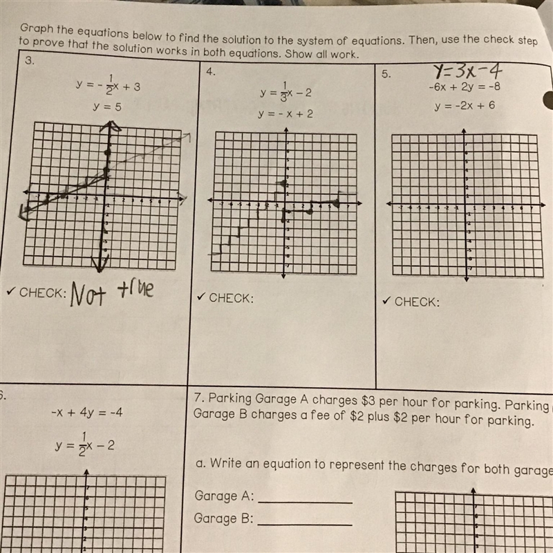 Solve #3 and explain to me the steps to solve it.-example-1